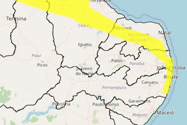 Imagem ilustrativa da imagem Potencial Perigo de chuvas para toda a faixa litorânea de Pernambuco nesta segunda