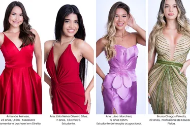 Imagem ilustrativa da imagem Quem vai representar Guarapari no Miss Universe Espírito Santo? Veja como votar