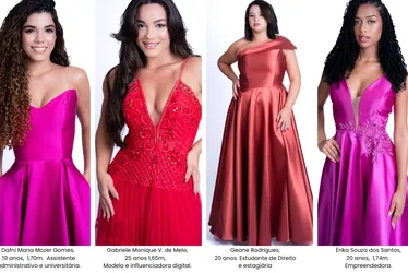 Imagem ilustrativa da imagem Quem vai representar Guarapari no Miss Universe Espírito Santo? Veja como votar