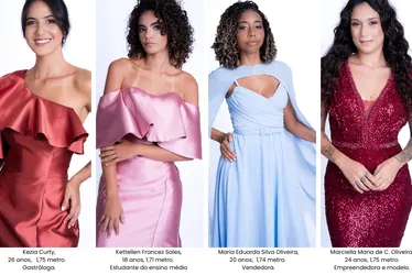 Imagem ilustrativa da imagem Quem vai representar Guarapari no Miss Universe Espírito Santo? Veja como votar