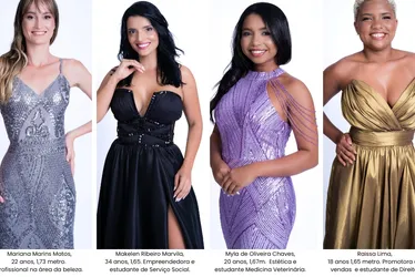 Imagem ilustrativa da imagem Quem vai representar Guarapari no Miss Universe Espírito Santo? Veja como votar