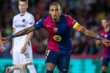 Imagem ilustrativa da imagem Raphinha iguala Neymar e persegue recorde de melhor brasileiro na Europa
