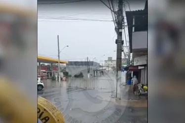 Imagem ilustrativa da imagem Ruas de bairro de Vila Velha são interditadas devido a alagamentos