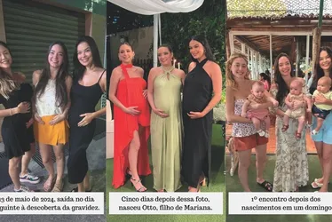 Imagem ilustrativa da imagem Sem planejar, amigas ficam grávidas ao mesmo tempo