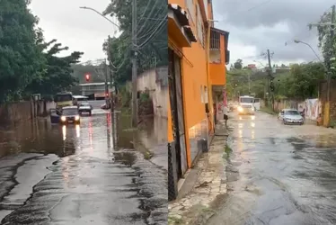 Imagem ilustrativa da imagem Temporal alaga ruas de Cachoeiro de Itapemirim