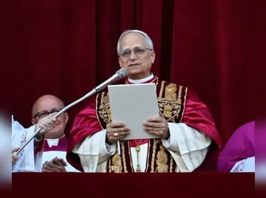 Leão 14 celebrou sua primeira missa após ser escolhido como Papa
