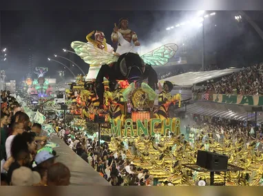 Imagem ilustrativa da imagem Mancha Verde é rebaixada no carnaval de São Paulo; veja resultados das escolas ligadas a organizadas