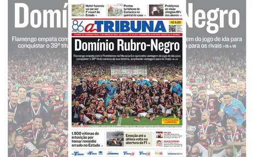 
          Imagem ilustrativa da imagem Confira os destaques do jornal A Tribuna desta segunda
          