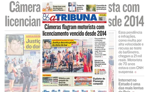 
          Imagem ilustrativa da imagem Confira os destaques do jornal A Tribuna desta terça
          