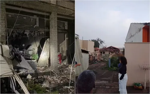 
          Imagem ilustrativa da imagem Explosão destrói padaria e atinge outros 9 imóveis; entenda o que pode ter causado
          