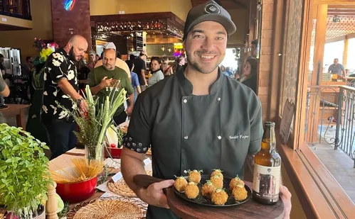 
          Imagem ilustrativa da imagem Festival Nostra Cucina reúne tombo da polenta e pisa da uva nas montanhas do ES
          