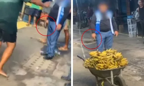 
          Imagem ilustrativa da imagem Fiscais sacam armas contra feirantes em Paulista e ação causa revolta
          