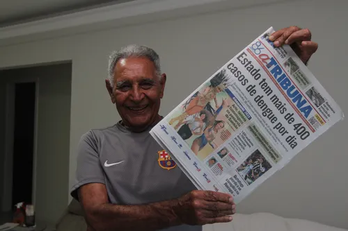 
          Imagem ilustrativa da imagem Ganhador de sorteio da TV Tribuna/Band faz a festa com TV gigante!
          