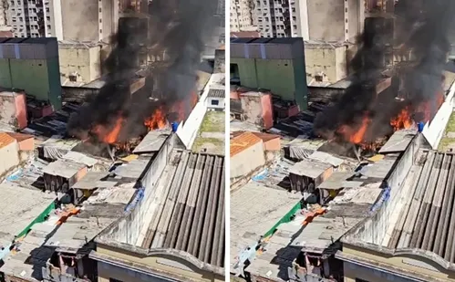 
          Imagem ilustrativa da imagem Incêndio atinge comunidade na região da cracolândia em São Paulo
          