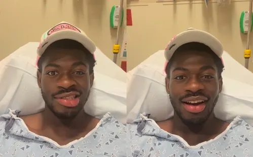 
          Imagem ilustrativa da imagem Lil Nas X é internado com paralisia facial: 'Vou ficar engraçado por um tempo'
          
