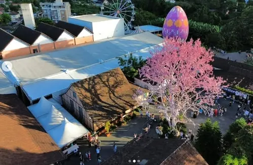 
          Imagem ilustrativa da imagem Maior ovo de Páscoa do mundo fica no Brasil e você pode visitar neste ano
          