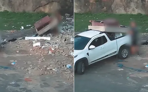 
          Imagem ilustrativa da imagem Morador é multado em R$ 4.580 após jogar lixo em terreno
          