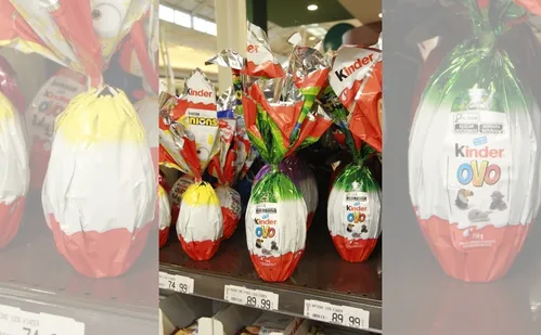 
          Imagem ilustrativa da imagem Ovos de Páscoa estão menores, mas podem custar até R$ 200
          