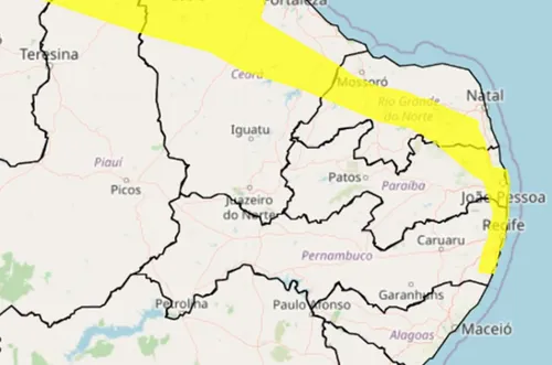 
          Imagem ilustrativa da imagem Potencial Perigo de chuvas para toda a faixa litorânea de Pernambuco nesta segunda
          
