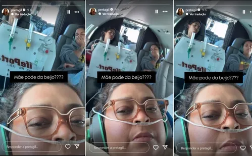 
          Imagem ilustrativa da imagem Preta Gil preocupa fãs ao aparecer em UTI aérea e assessoria explica: 'Tudo certo"
          