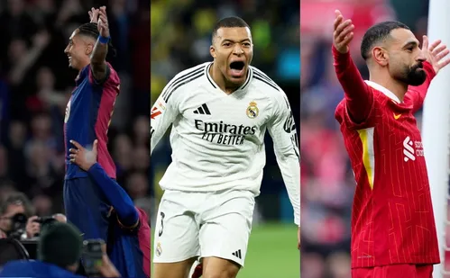 
          Imagem ilustrativa da imagem Quartas da Liga dos Campeões podem bagunçar briga por melhor do mundo
          