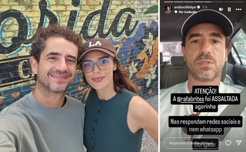 
          Imagem ilustrativa da imagem Rafa Brites sofre assalto a mão armada em São Paulo; Felipe Andreoli desabafa
          