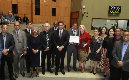 
          Imagem ilustrativa da imagem Rede Tribuna é homenageada pela Assembleia Legislativa do Espírito Santo
          