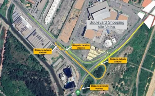 
          Imagem ilustrativa da imagem Viaduto será interditado em Vila Velha a partir de terça-feira. Entenda mudanças
          