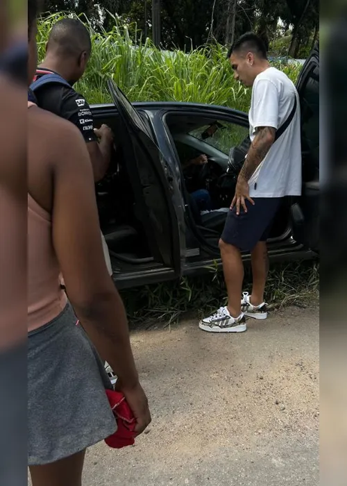 Imagem ilustrativa da imagem Lucas Cunha e Christian Rivera, jogadores do Sport, sofrem acidente de carro