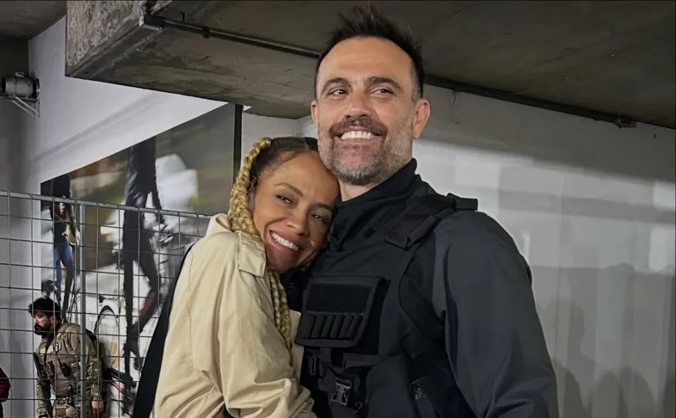 Imagem ilustrativa da imagem Aline Borges fala sobre casamento aberto com Alex Nader