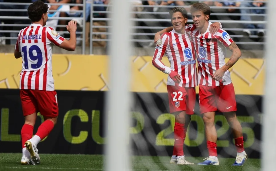 Imagem ilustrativa da imagem Atlético de Madrid vence o Seattle Sounders e decidirá vaga contra o Botafogo