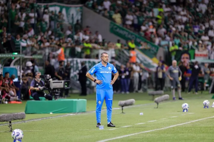 Imagem ilustrativa da imagem Auxiliar do Palmeiras faz duras acusações contra arbitragem e VAR e ataca: ‘Jeitinho brasileiro’