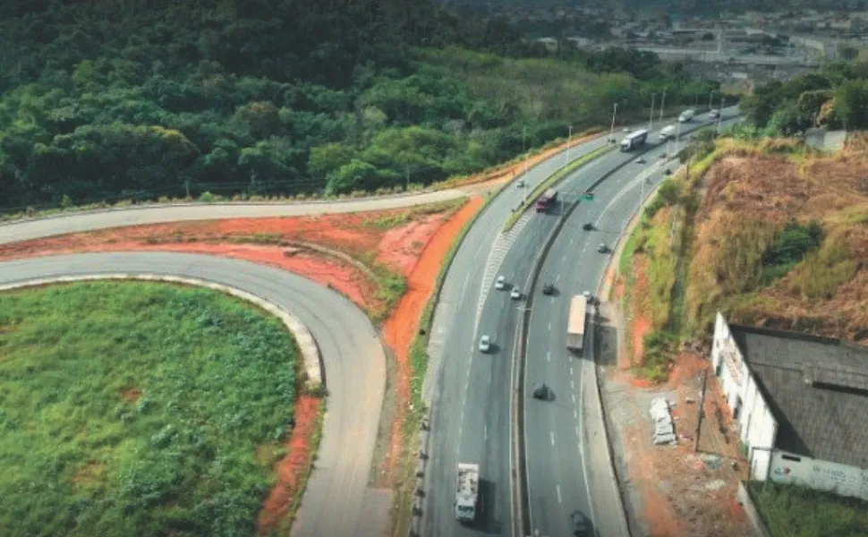 Imagem ilustrativa da imagem Avançam as obras de rodovia federal que liga Viana a Capuaba