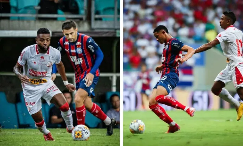 Imagem ilustrativa da imagem Bahia vira na Fonte Nova e elimina o Náutico da Copa do Nordeste