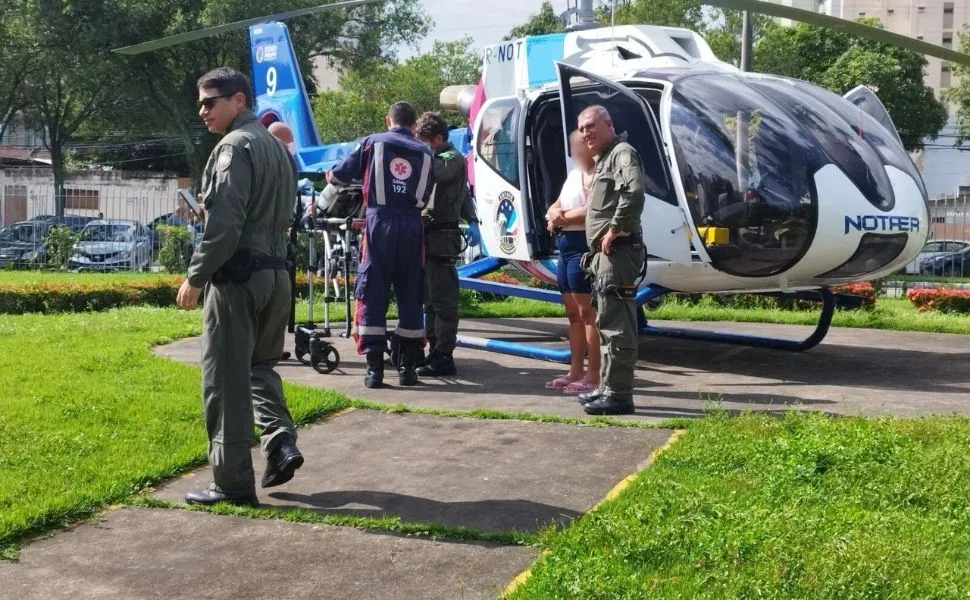 Imagem ilustrativa da imagem Bebê de quatro meses é socorrida de helicóptero após sofrer queimaduras em Pancas