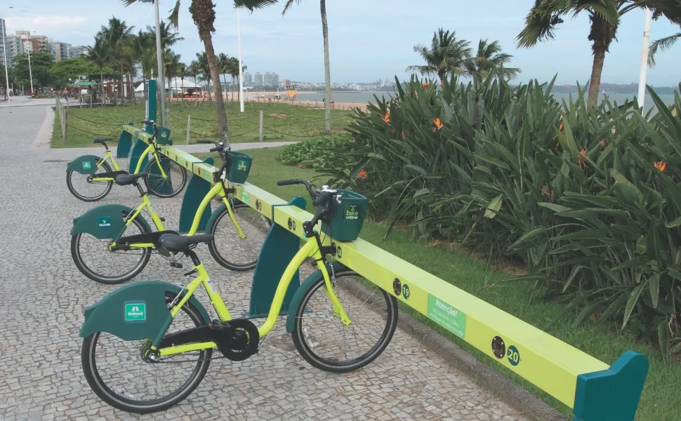 Imagem ilustrativa da imagem Bicicletas compartilhadas estarão de graça em Vitória na próxima semana