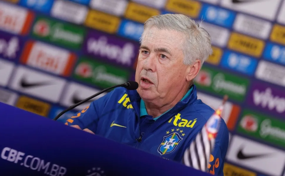 Imagem ilustrativa da imagem Carlo Ancelotti trouxe confiança para a seleção: ‘Vamos fazer bom trabalho’