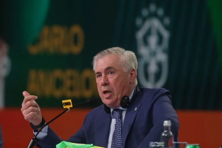 Imagem ilustrativa da imagem ‘Começa a era Ancelotti’ e ‘Neymar ausente’ repercutem no mundo após convocação da seleção
