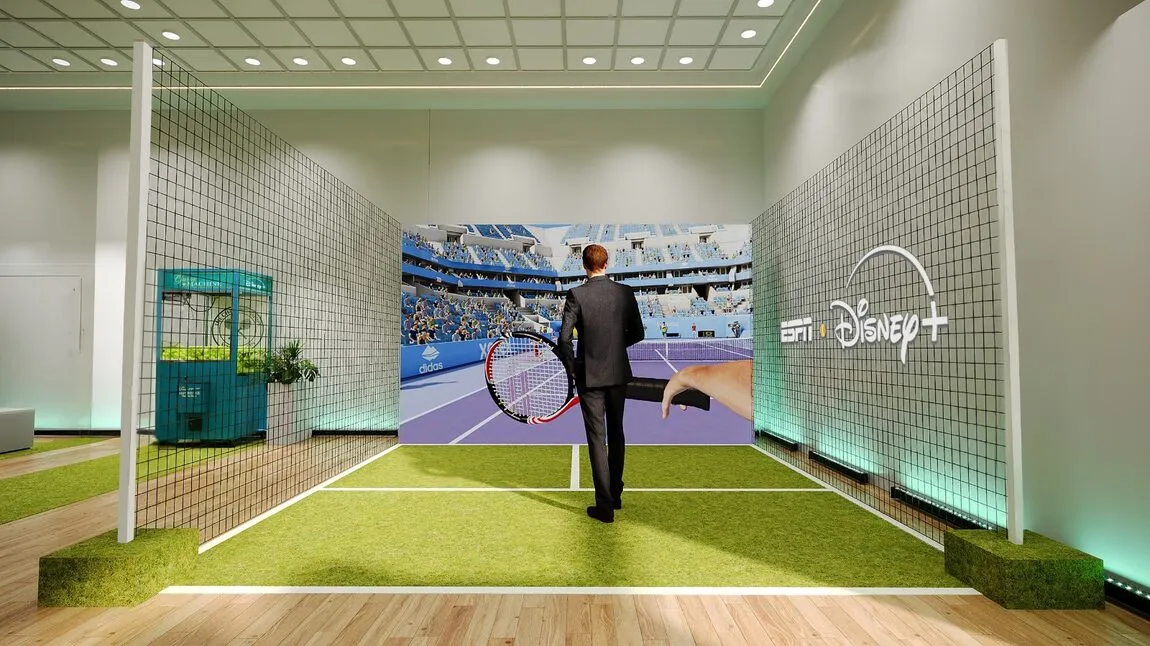 Imagem ilustrativa da imagem Disney terá espaço ‘à lá NBA House’ para exibir finais de Wimbledon; veja imagens e detalhes
