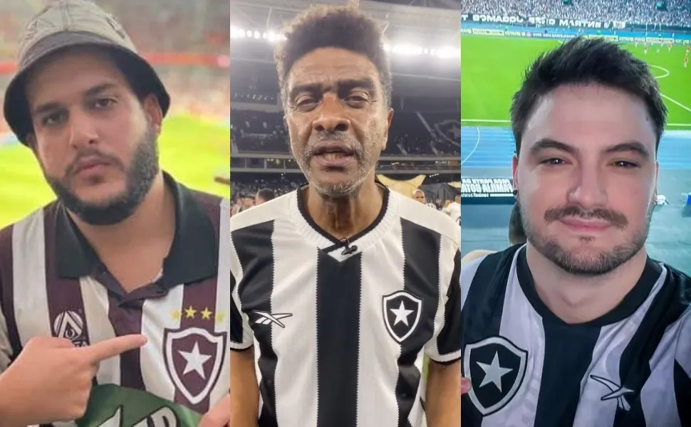 Imagem ilustrativa da imagem Famosos botafoguenses lamentam eliminação para o Palmeiras na Copa do Mundo
