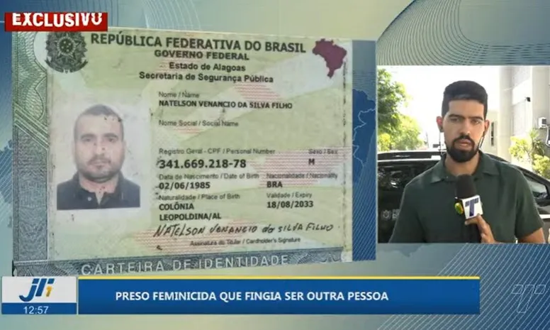 Imagem ilustrativa da imagem Feminicida preso duas semanas após matar companheira com 16 facadas no Recife