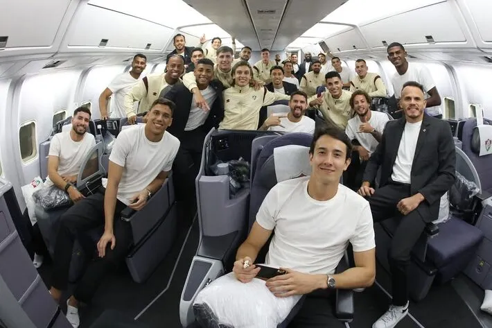 Imagem ilustrativa da imagem Fluminense é o primeiro time brasileiro a chegar aos Estados Unidos para a disputa do Mundial