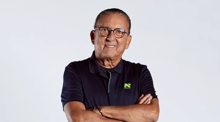 Imagem ilustrativa da imagem Galvão Bueno completa 75 anos, fortalece perfil ‘investidor’ e diminui presença na narração