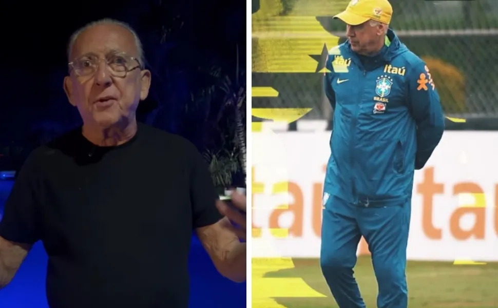 Imagem ilustrativa da imagem Galvão Bueno prega paciência com Ancelotti: ‘Ele sabe que tem de vencer o Paraguai’