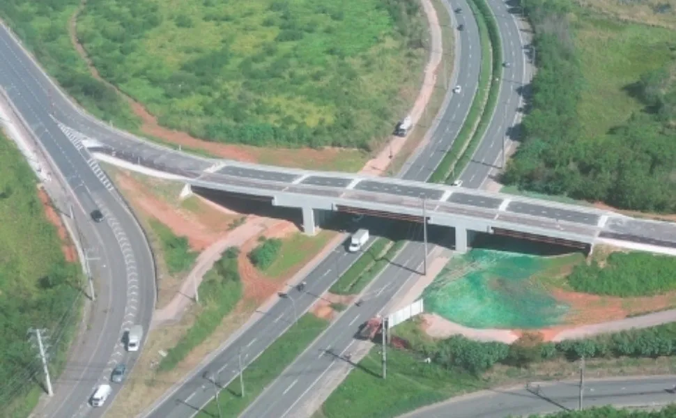 Imagem ilustrativa da imagem Inaugurados os viadutos que ligam a Rodovia Darly Santos e a Rodovia Leste-Oeste