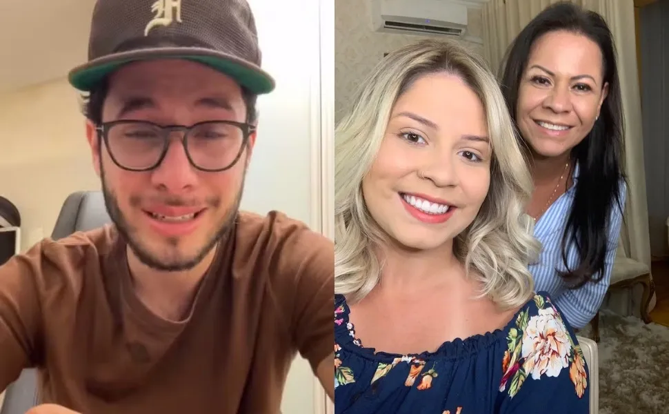 Imagem ilustrativa da imagem Irmão de Marília Mendonça chora e pede fim dos ataques à mãe: 'muito difícil'