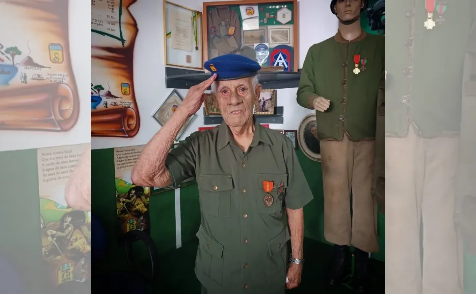 Imagem ilustrativa da imagem Marceneiro de 102 anos é o último capixaba vivo que foi à 2ª Guerra
