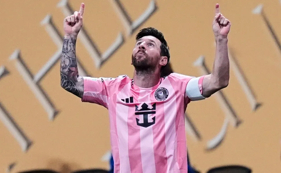 Imagem ilustrativa da imagem Messi vira para o Inter Miami e abre caminho para vaga ao lado do Palmeiras