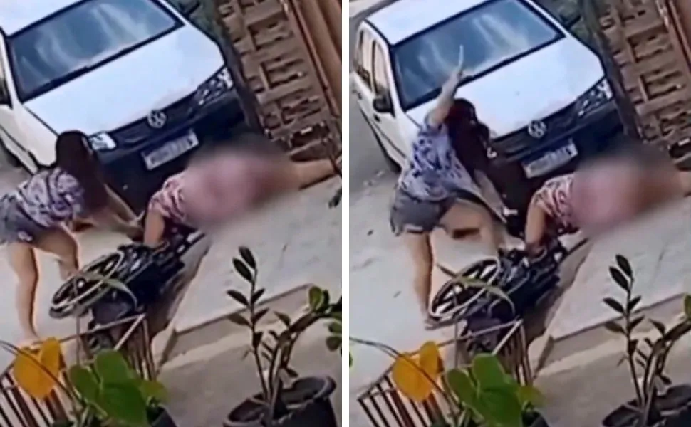 Imagem ilustrativa da imagem Vídeo mostra cadeirante sendo agredida pela nora em Cariacica