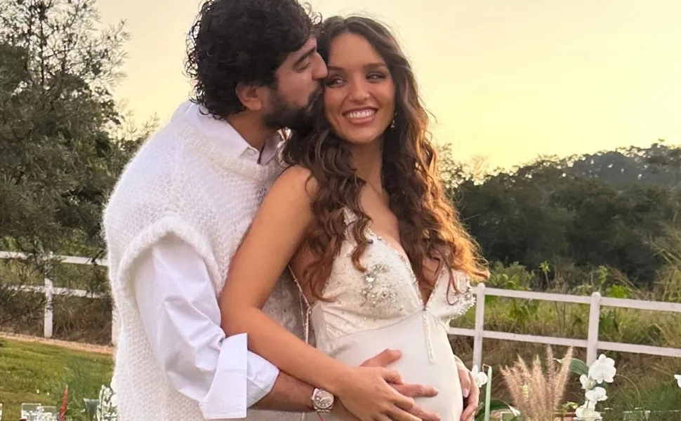 Imagem ilustrativa da imagem Nattanzinho e Rafa Kalimann descobrem sexo do bebê e revelam nome